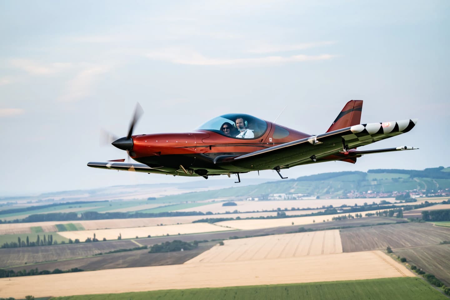 Bristell RG 916iS in flight