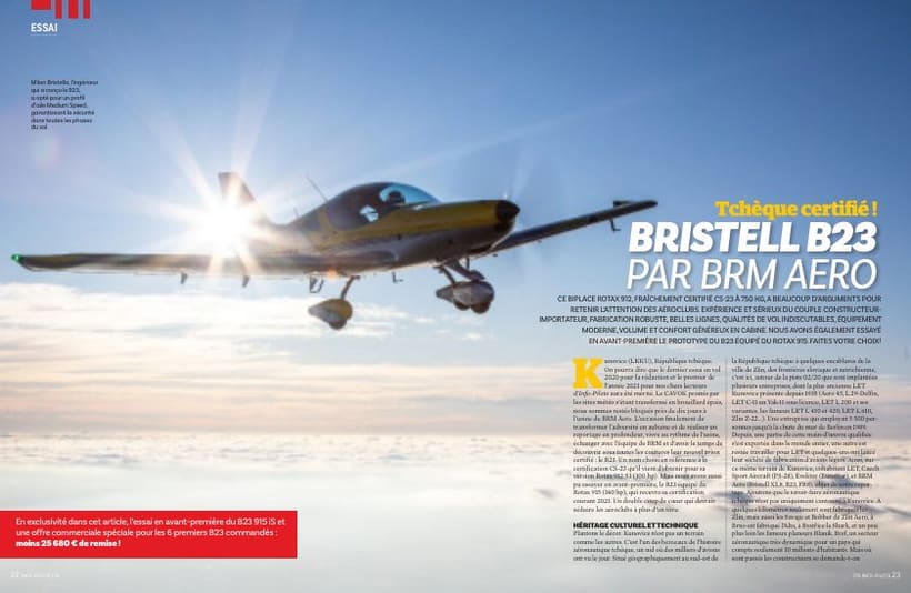 Info-Pilote 12/2020 — BRISTELL B23 par BRM AERO