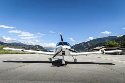 Bristell Energic electric aircraft in flight