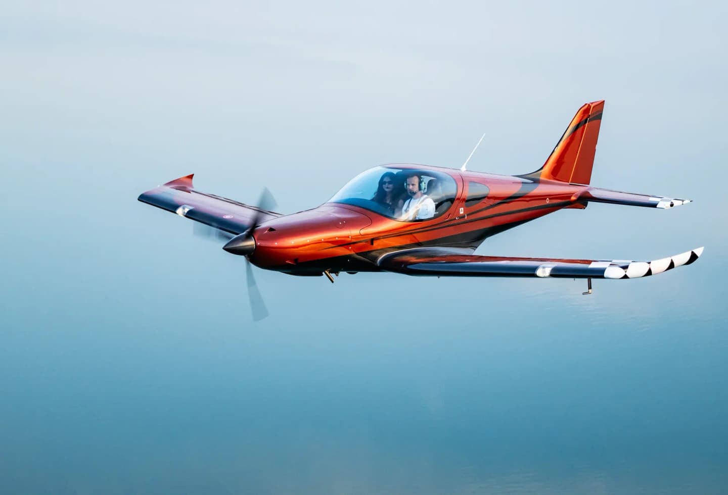 Bristell RG M retractable-gear aircraft in flight