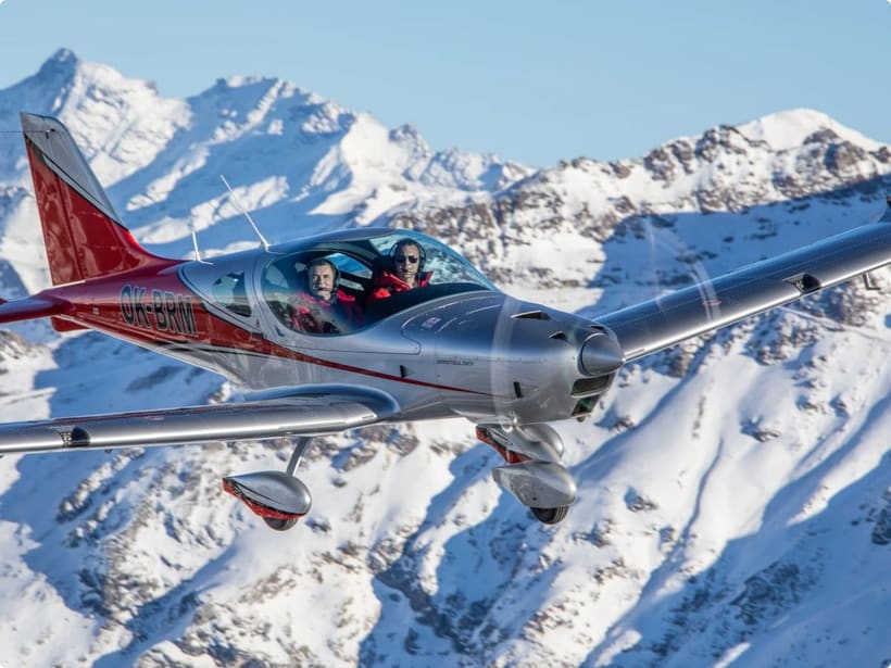 Die Bristell B23 bei ihrem Erstflug, 2019