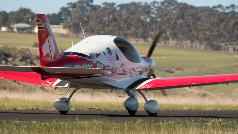 Conquering Australia by air and Guiness book of records