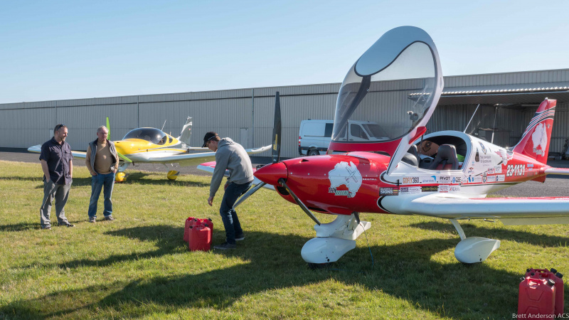 Conquering Australia by air and Guiness book of records