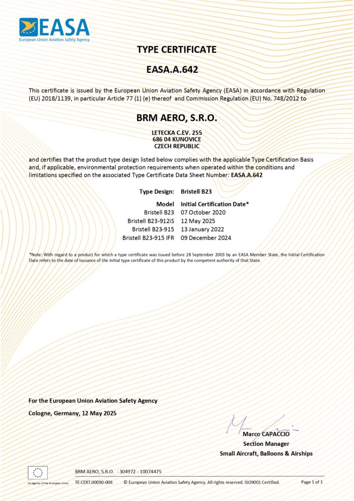 10074475_CERT_REV_0_20250512_page-0001 EASA Certification B23